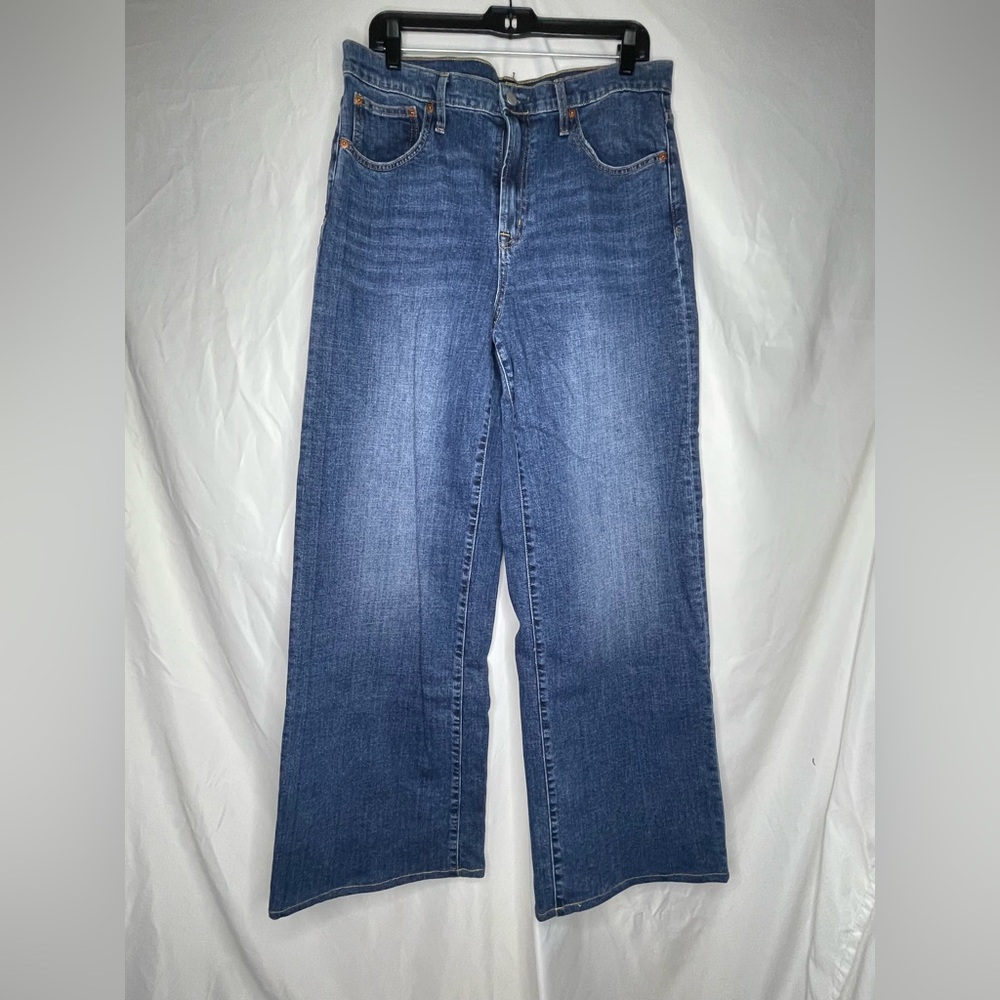 GAP Denim Wide Leg Blue Jeans Pants 31 Tall